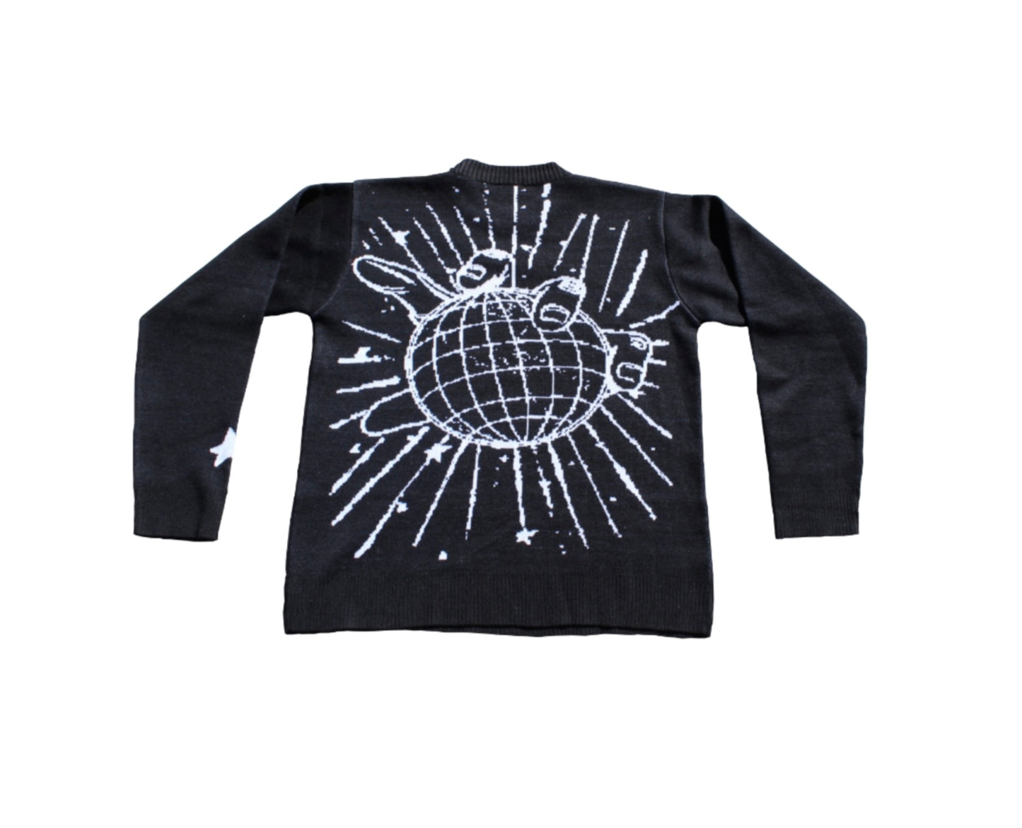 'YOUR WORLD' SWEATER - BLACK